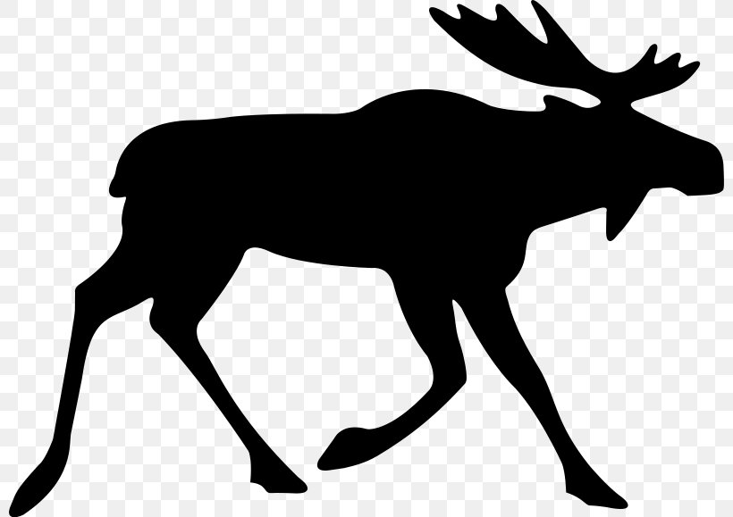 Elk Moose Red Deer, PNG, 800x579px, Elk, Antler, Art, Black And White, Deer Download Free