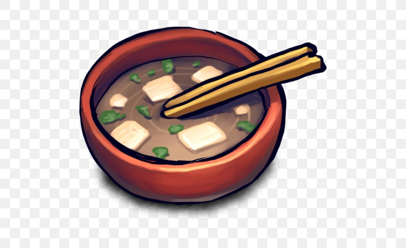 Miso Soup Chopsticks, PNG, 500x500px, Miso Soup, Cartoon, Chopsticks, Soup, Tableware Download Free