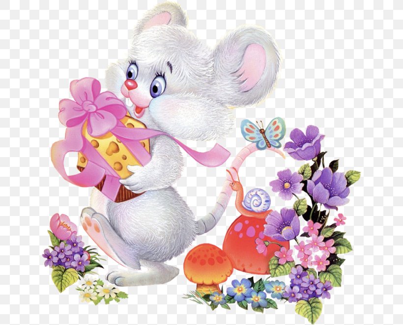 Rat Computer Mouse Murids Clip Art, PNG, 650x662px, Thursday, Day, Easter, Floral Design, Flower Download Free