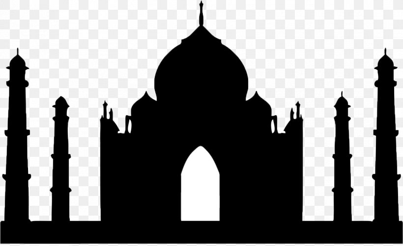 Taj Mahal Vector Graphics Badshahi Mosque Silhouette Clip Art, PNG, 1726x1057px, Taj Mahal, Agra, Arch, Architecture, Badshahi Mosque Download Free