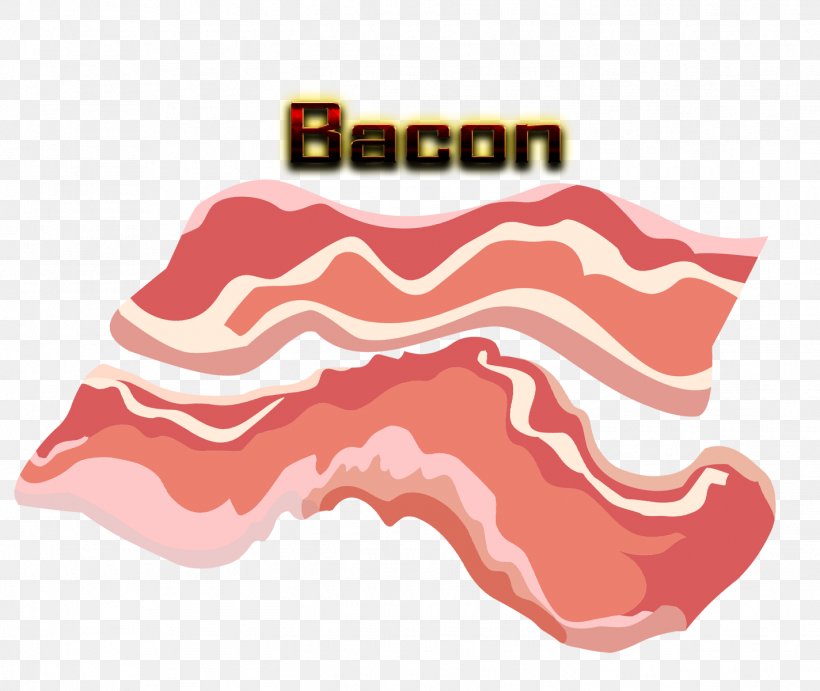 Bacon Clip Art, PNG, 1424x1200px, Bacon, Display Resolution, Logo, Name, Red Download Free