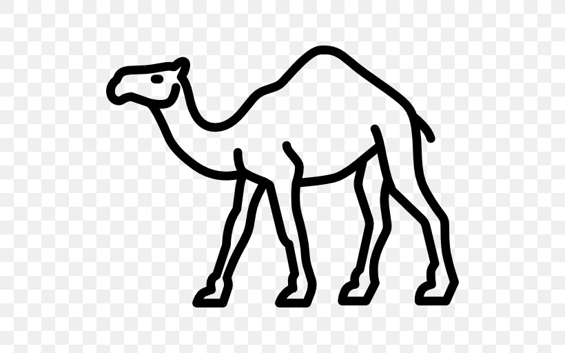 Desert Elk, PNG, 512x512px, Dromedary, Animal, Animal Figure, Arabian Camel, Black And White Download Free