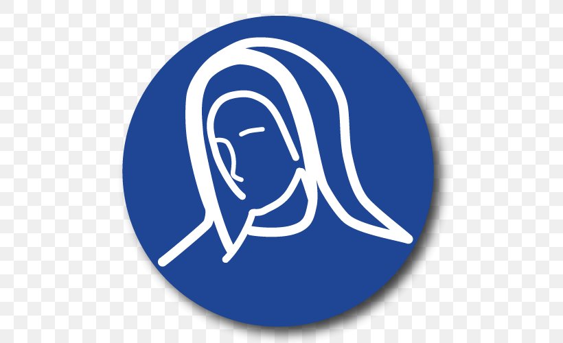 Logo Silhouette Our Lady Of Mount Carmel Icon, PNG, 500x500px, Logo, Blue, Brand, Electric Blue, Joachim Download Free