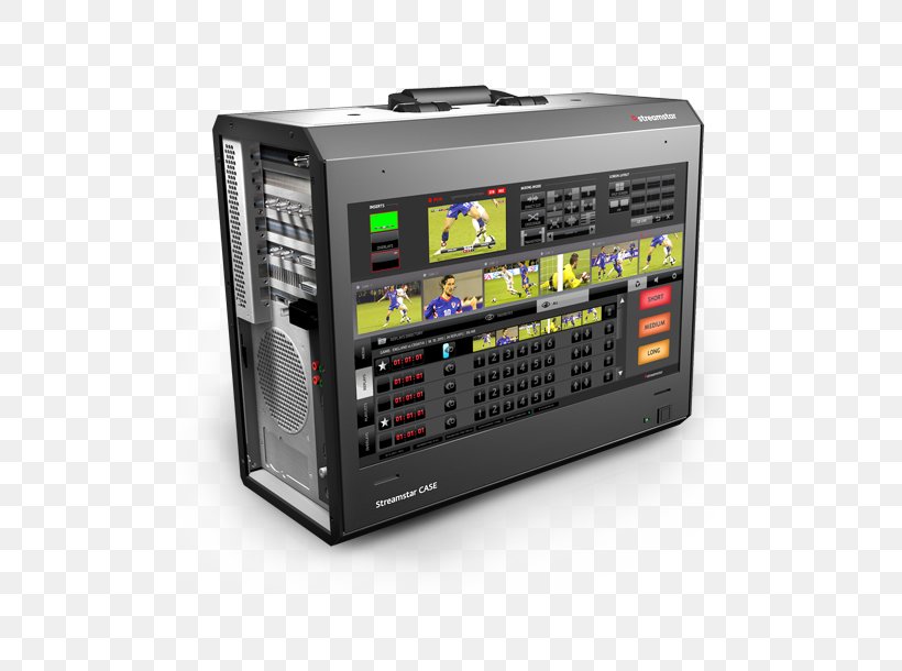 Serial Digital Interface Multiple-camera Setup Streaming Media SMPTE 292M Television, PNG, 610x610px, Serial Digital Interface, Broadcasting, Digital Visual Interface, Electronic Device, Electronic Instrument Download Free