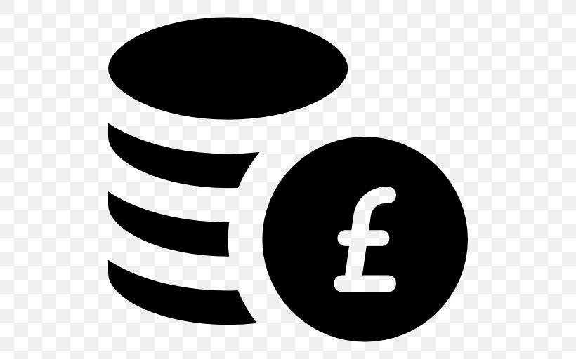 Money Pound Sterling Bank Business Service, PNG, 512x512px, Money, Area, Bank, Black And White, Brand Download Free