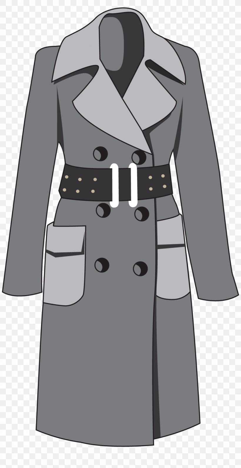 Trench Coat Overcoat Clothing Windbreaker, PNG, 1020x1979px, Trench Coat, Black, Clothing, Coat, Costume Design Download Free