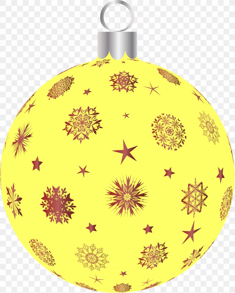Christmas Ornament, PNG, 3405x4247px, Christmas Ornament, Christmas, Christmas Decoration, Yellow Download Free