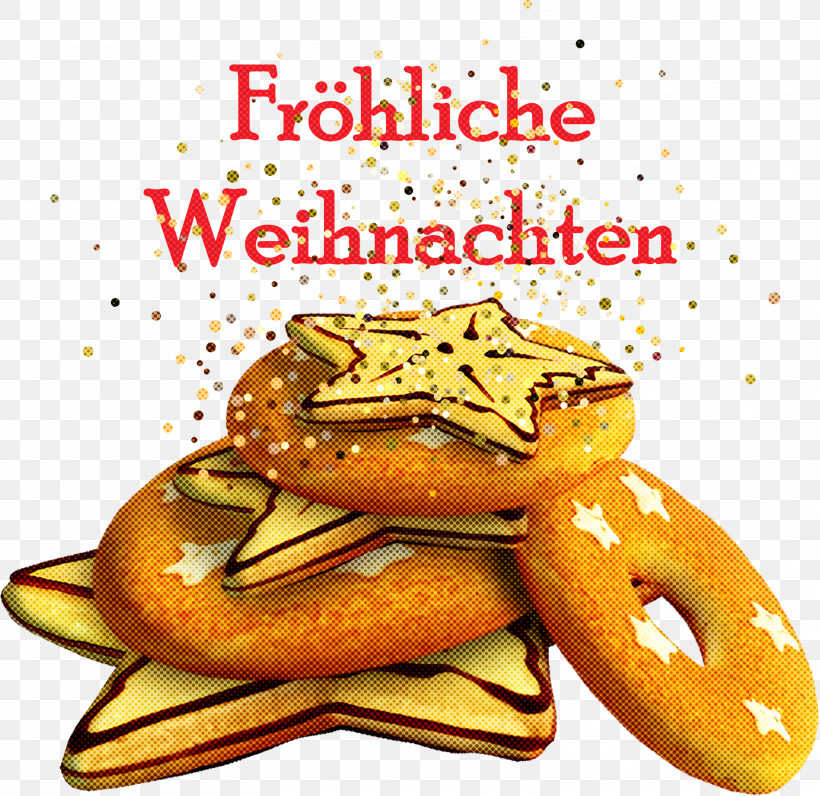 Frohliche Weihnachten Merry Christmas, PNG, 2999x2912px, Frohliche Weihnachten, Bagel, Baked Goods, Bakery, Baking Download Free