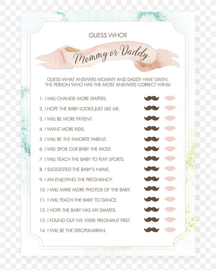 Game Party Mother Father Baby Shower, PNG, 819x1024px, Game, Baby Shower, Bingo, Child, Family Download Free