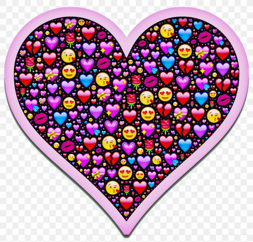 Love Heart Emoji, PNG, 2974x2841px, Emoji, Affection, Art Emoji, Emoticon, Face With Tears Of Joy Emoji Download Free