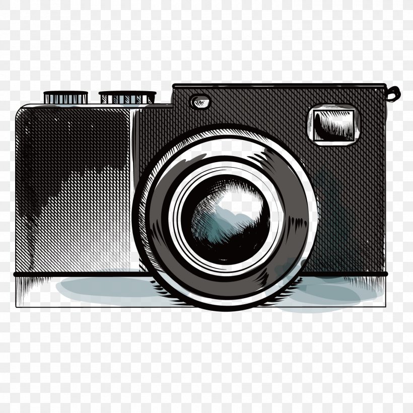 Camera Photography Illustration, PNG, 1500x1500px, Camera, Camera Lens, Cameras Optics, Digital Camera, Drawing Download Free