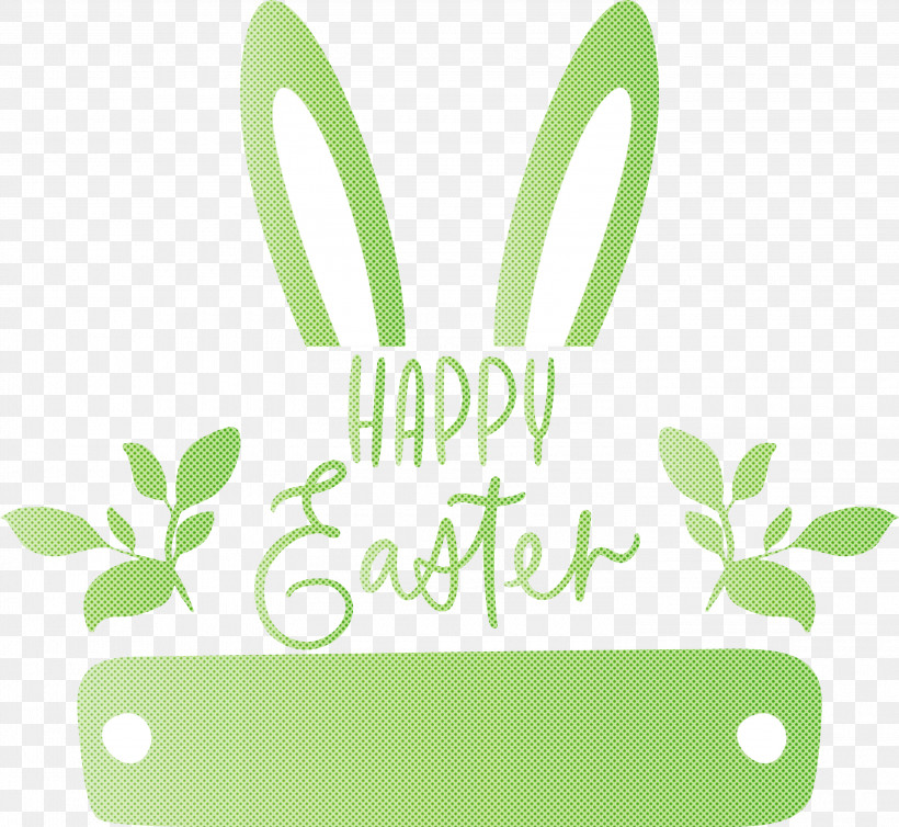 Easter Day Happy Easter Day, PNG, 3000x2760px, Easter Day, Green, Happy Easter Day, Logo, Plant Download Free