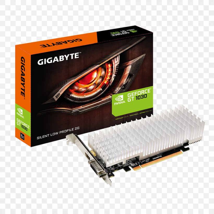 Graphics Cards & Video Adapters NVIDIA GeForce GT 1030 Graphics Processing Unit GDDR5 SDRAM, PNG, 1000x1000px, Graphics Cards Video Adapters, Computer Component, Electronic Device, Gddr5 Sdram, Geforce Download Free