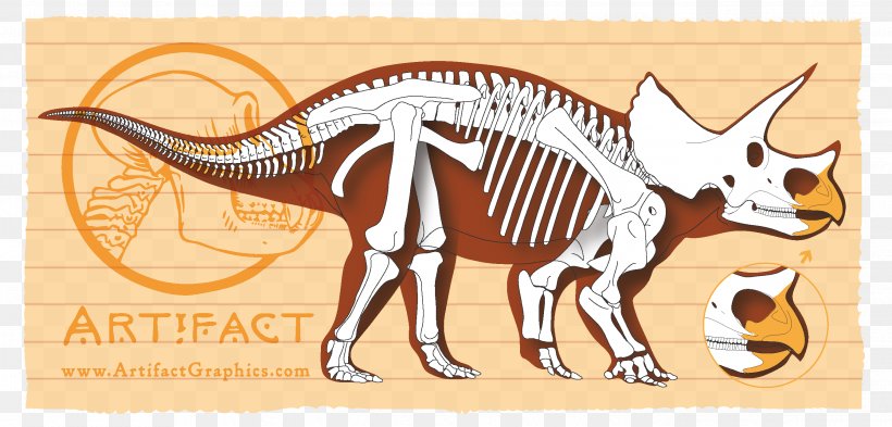 Horned Dinosaurs Triceratops The Ceratopsia: Based On Preliminary Studies By Othniel C. Marsh Tyrannosaurus, PNG, 2688x1289px, Dinosaur, Animal, Animal Figure, Carnivoran, Drawing Download Free