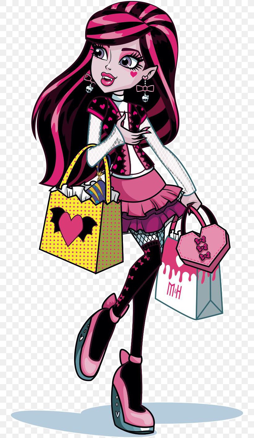 Monster High Frankie Stein Cleo DeNile Ghoul Doll, PNG, 756x1414px,  Watercolor, Cartoon, Flower, Frame, Heart Download