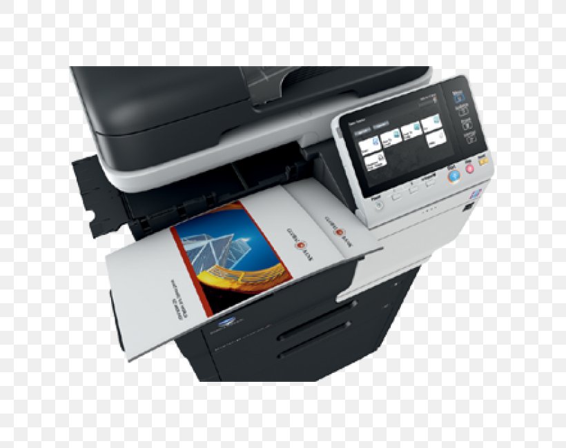 Printer Inkjet Printing Copy Konica Minolta Service, PNG, 650x650px, Printer, Copy, Electronic Device, Fax, Inkjet Printing Download Free