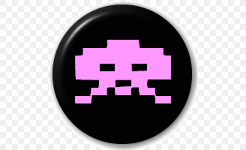 Space Invaders Pixel Art Arcade Game Video Game, PNG, 500x500px, Space Invaders, Arcade Game, Art, Digital Art, Magenta Download Free