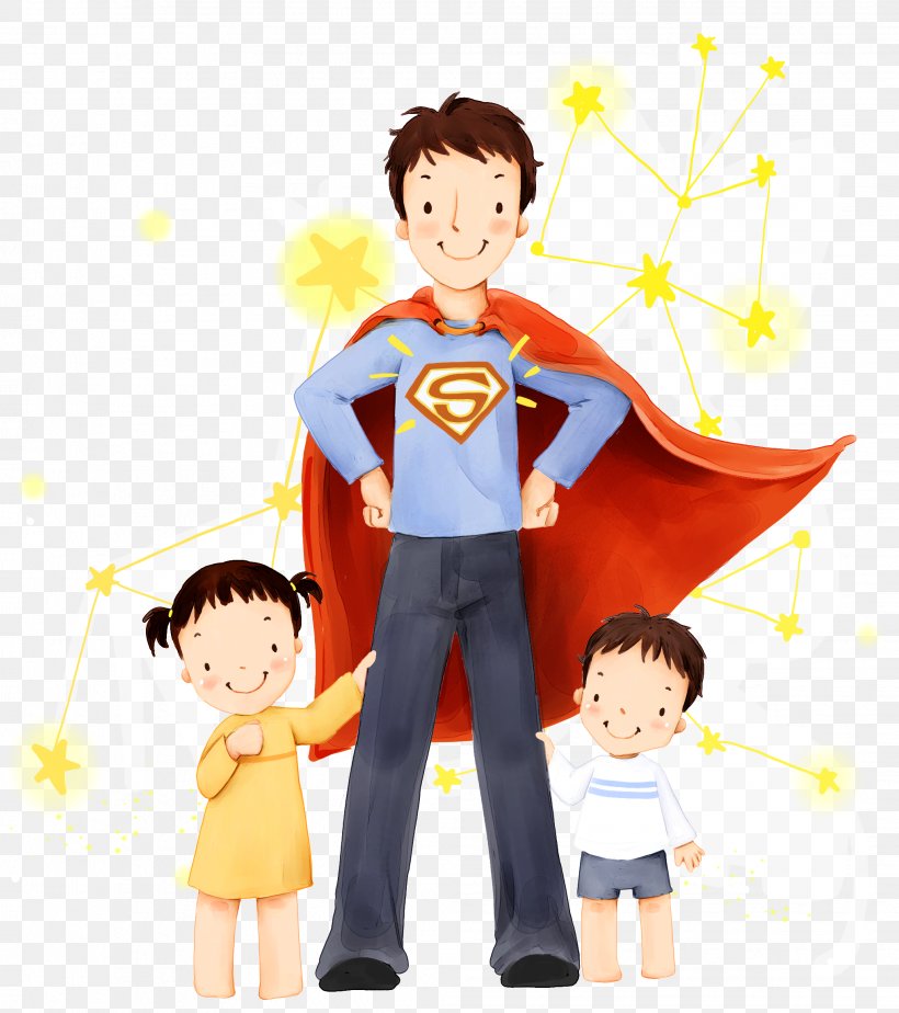 Clark Kent Father Son Daughter Illustration, PNG, 2034x2292px, Clark Kent, Boy, Cartoon, Child, Clothing Download Free