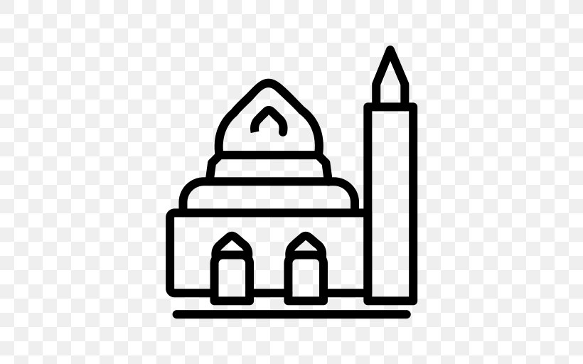 Mosque Clip Art, PNG, 512x512px, Mosque, Area, Artwork, Black And White, Brand Download Free
