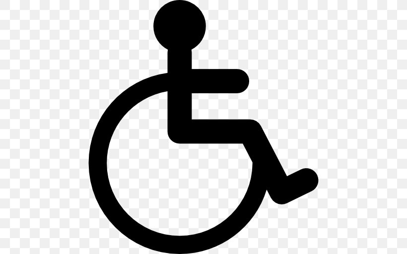 Disability Sign Clip Art, PNG, 512x512px, Disability, Accessibility, Area, Artwork, Black And White Download Free