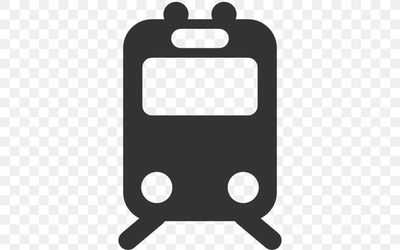 Train Station Rail Transport Rapid Transit, PNG, 512x512px, Train, Black, Font Awesome, Locomotive, Rail Freight Transport Download Free