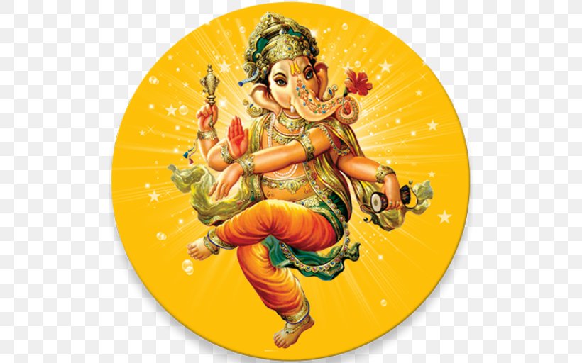 Ganesha Mahadeva Lakshmi Ganesh Chaturthi Om, PNG, 512x512px, Ganesha, Art, Bhakti, Chaturthi, Fictional Character Download Free