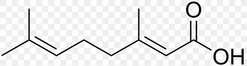 Geranic Acid Dicarboxylic Acid Molecule, PNG, 1200x324px, Acid, Area, Benzoic Acid, Black, Black And White Download Free
