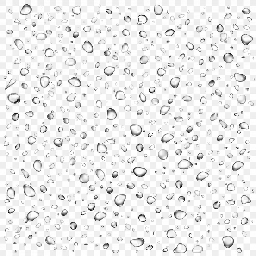 Light Water Liquid Perspiration, PNG, 3000x3000px, Drop, Area, Black, Black And White, Light Download Free