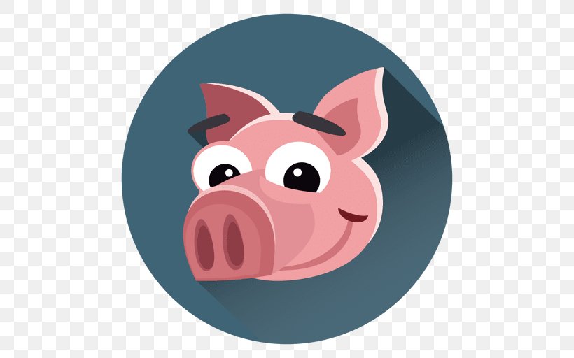 Pig Cartoon Clip Art, PNG, 512x512px, Pig, Animation, Cartoon, Character, Drawing Download Free