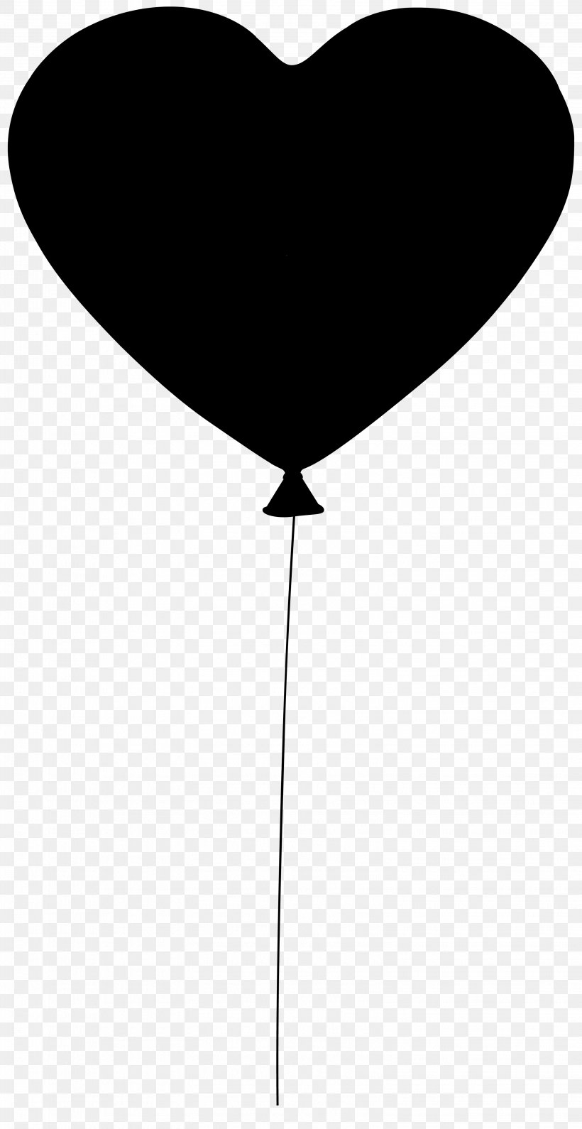 Product Design Line Balloon, PNG, 3093x6000px, Balloon, Black, Blackandwhite, Heart Download Free