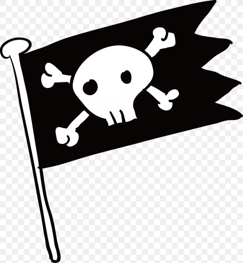 Piracy Flag Jolly Roger, PNG, 823x892px, Piracy, Area, Black, Black And White, Cartoon Download Free