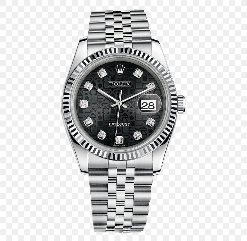 Rolex Datejust Rolex Submariner Rolex Daytona Watch, PNG, 800x800px, Rolex Datejust, Bezel, Black And White, Bracelet, Brand Download Free