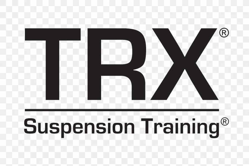 Suspension Training Logo TRX System Exercise Personal Trainer, PNG, 1800x1200px, Suspension Training, Area, Black, Black And White, Brand Download Free