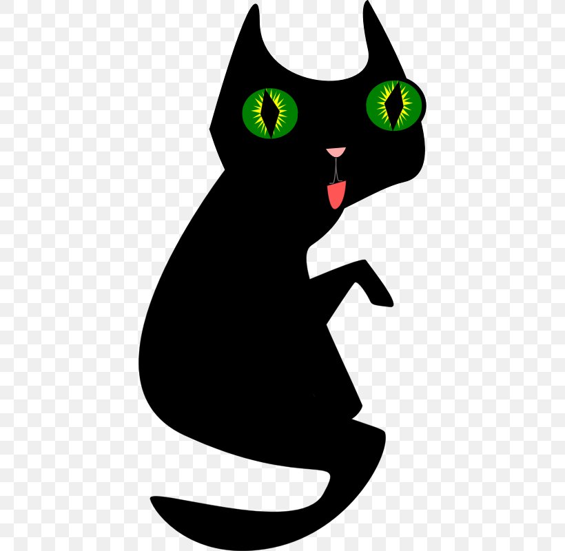 Black Cat Kitten Clip Art, PNG, 800x800px, Cat, Black, Black Cat, Carnivoran, Cartoon Download Free