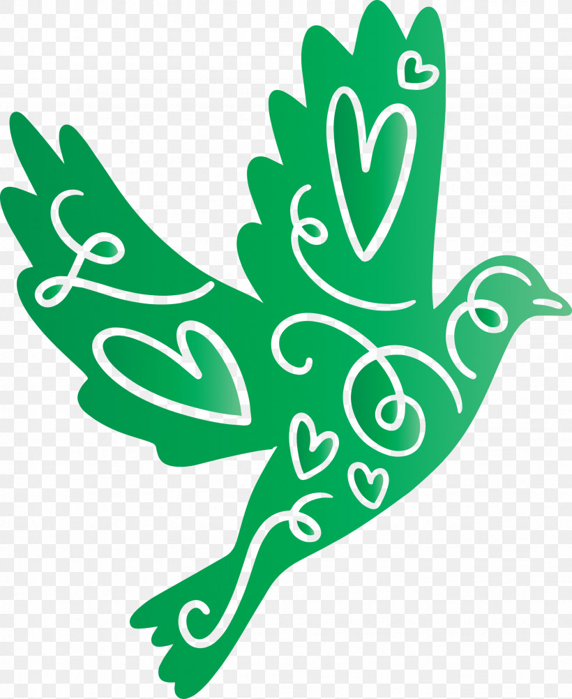Green Leaf Hand Plant, PNG, 2454x3000px, Cartoon Bird, Cute Bird, Green, Hand, Leaf Download Free