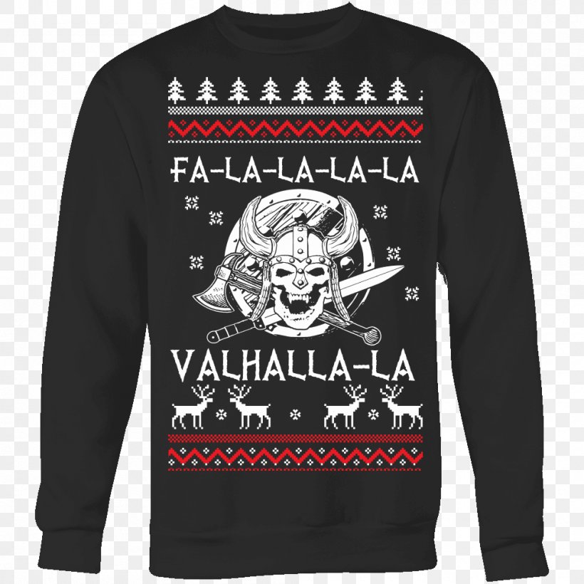 T-shirt Christmas Jumper Hoodie Sweater, PNG, 1000x1000px, Tshirt, Black, Bluza, Brand, Christmas Download Free