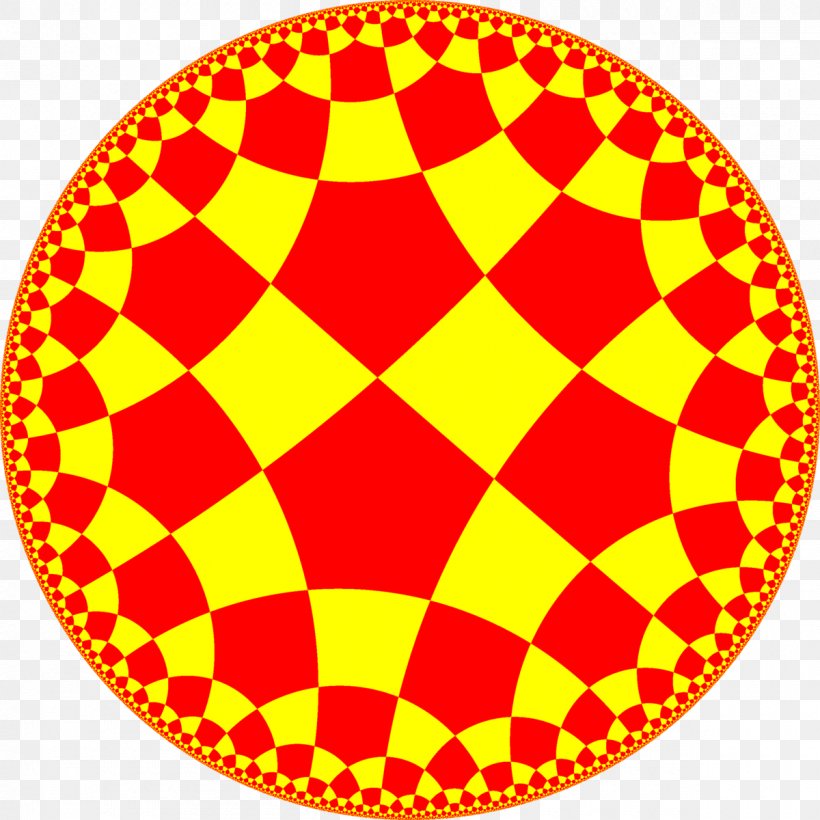Tessellation Hyperbolic Geometry Pentagonal Tiling Circle Honeycomb, PNG, 1200x1200px, Tessellation, Apeirogon, Area, Geometry, Heptagon Download Free