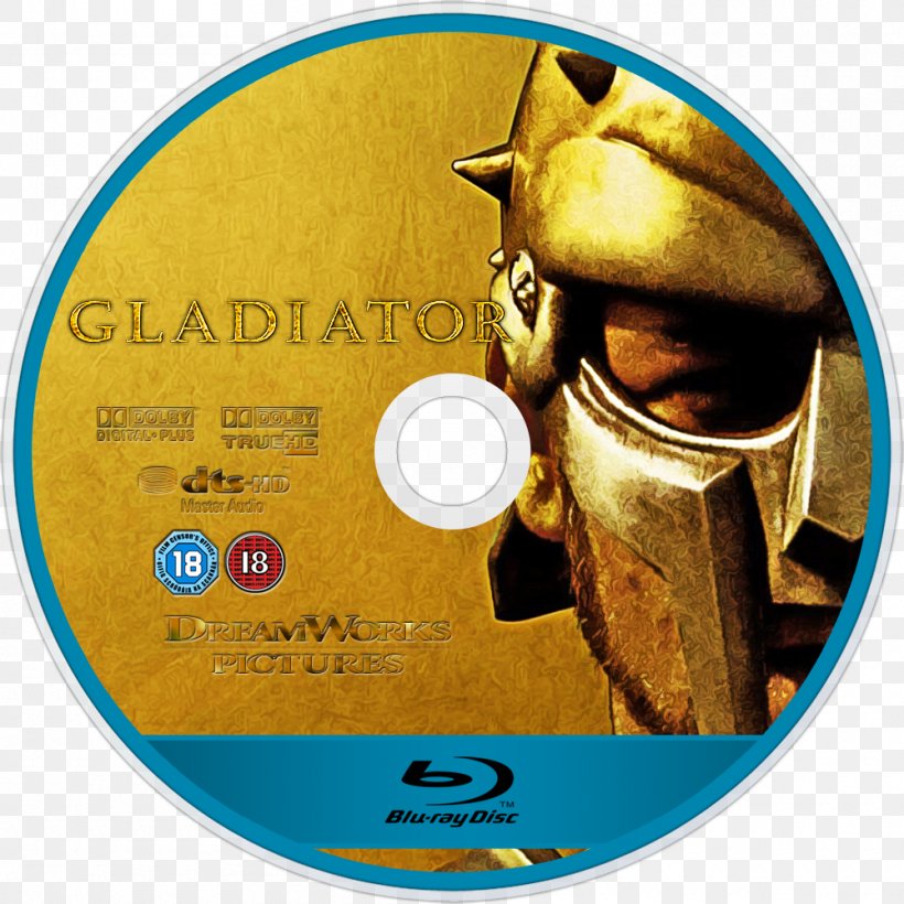 Blu-ray Disc Gladiator High-definition Television Compact Disc Film, PNG, 1000x1000px, 2000, Bluray Disc, Aspect Ratio, Compact Disc, Dreamworks Download Free