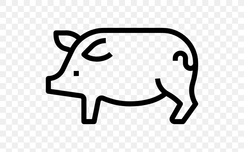 Domestic Pig Filipino Cuisine Lechon, PNG, 512x512px, Pig, Black, Black And White, Domestic Pig, Filipino Cuisine Download Free