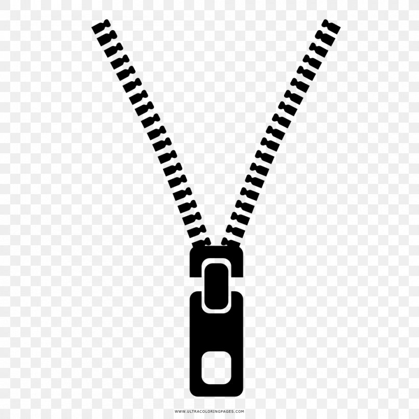 Zipper Clip Art, PNG, 1000x1000px, Zipper, Black, Black And White, Brand, Clothing Download Free