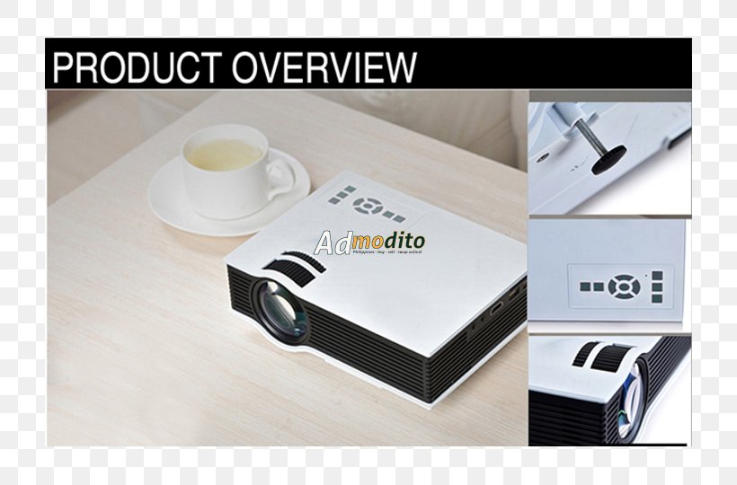 Multimedia Projectors UNIC UC40 Handheld Projector Home Theater Systems, PNG, 720x540px, Multimedia Projectors, Box, Brand, Computer Monitors, Contrast Download Free