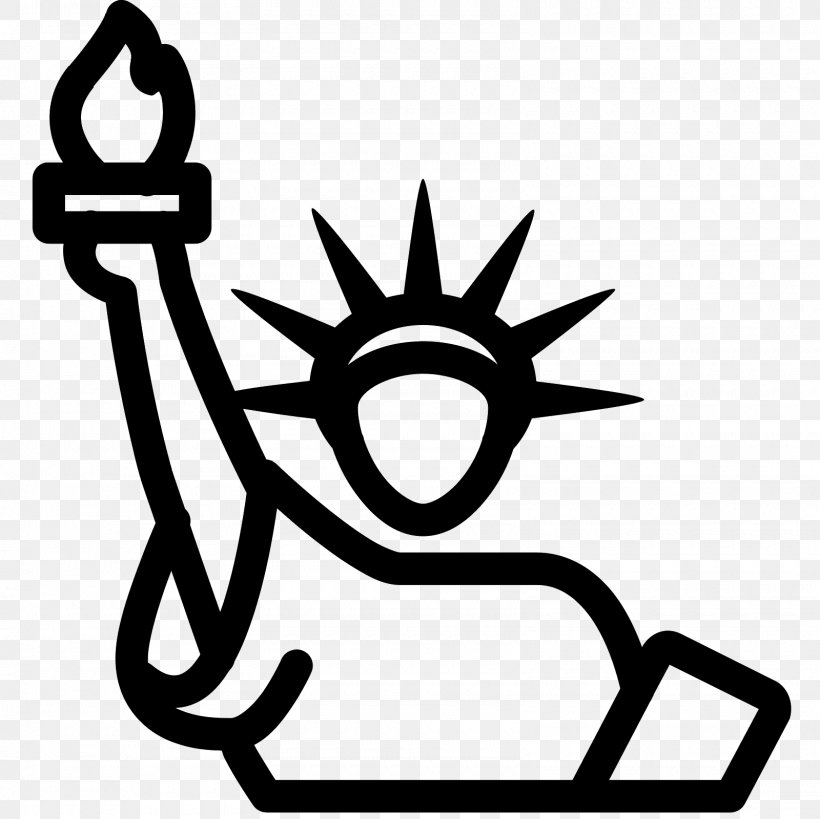 Statue Of Liberty Clip Art, PNG, 1600x1600px, Statue Of Liberty, Black And White, Christ The Redeemer, Landmark, Liberty Island Download Free