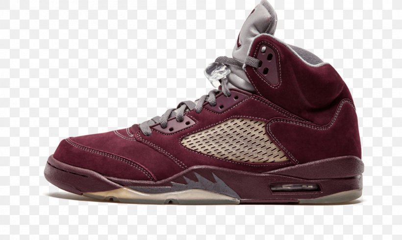 Air Jordan Shoe Sneakers Burgundy Maroon, PNG, 1000x600px, Air Jordan, Asics, Athletic Shoe, Basketball Shoe, Black Download Free