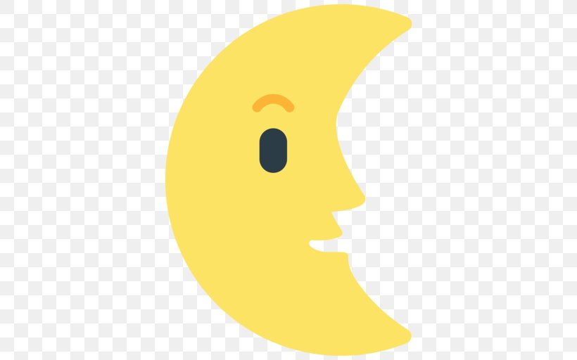 Laatste Kwartier Face Crescent Nose Moon, PNG, 512x512px, Laatste Kwartier, Beak, Crescent, Emoji, Emojipedia Download Free