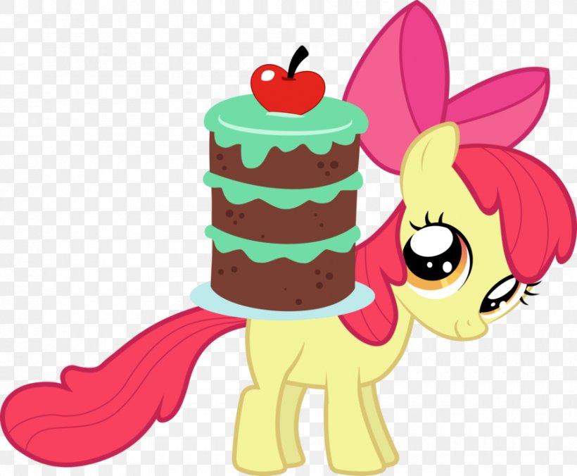 Pony Apple Bloom Apple Cake Cupcake Pinkie Pie, PNG, 900x743px, Pony, Animal Figure, Apple, Apple Bloom, Apple Cake Download Free