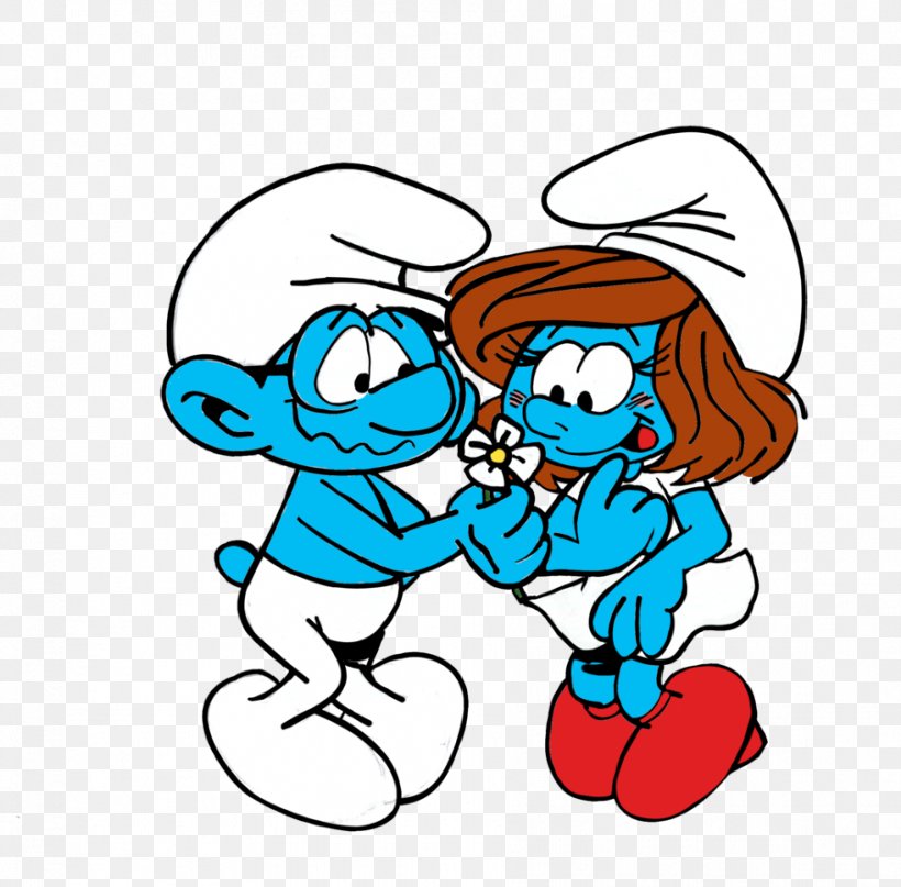 The Smurfs Character Email Clip Art, PNG, 901x887px, Watercolor, Cartoon, Flower, Frame, Heart Download Free