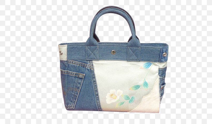 Tote Bag Handbag Jeans Leather, PNG, 640x480px, Tote Bag, Bag, Brand, Denim, Diaper Bags Download Free