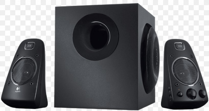 Logitech Z623 Loudspeaker THX Computer Speakers, PNG, 1500x796px, Logitech Z623, Audio, Audio Equipment, Audio Power, Audio Signal Download Free