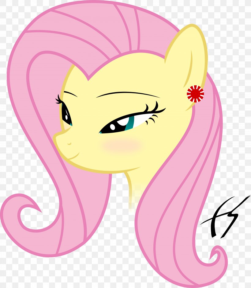 Pony Fluttershy Rainbow Dash DeviantArt, PNG, 6500x7440px, Watercolor, Cartoon, Flower, Frame, Heart Download Free