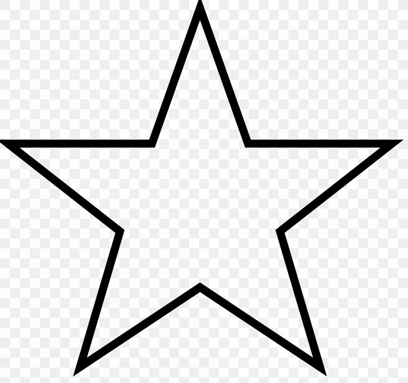 Five-pointed Star Star Polygons In Art And Culture Drawing Clip Art, PNG, 2000x1882px, Fivepointed Star, Area, Black, Black And White, Decagon Download Free